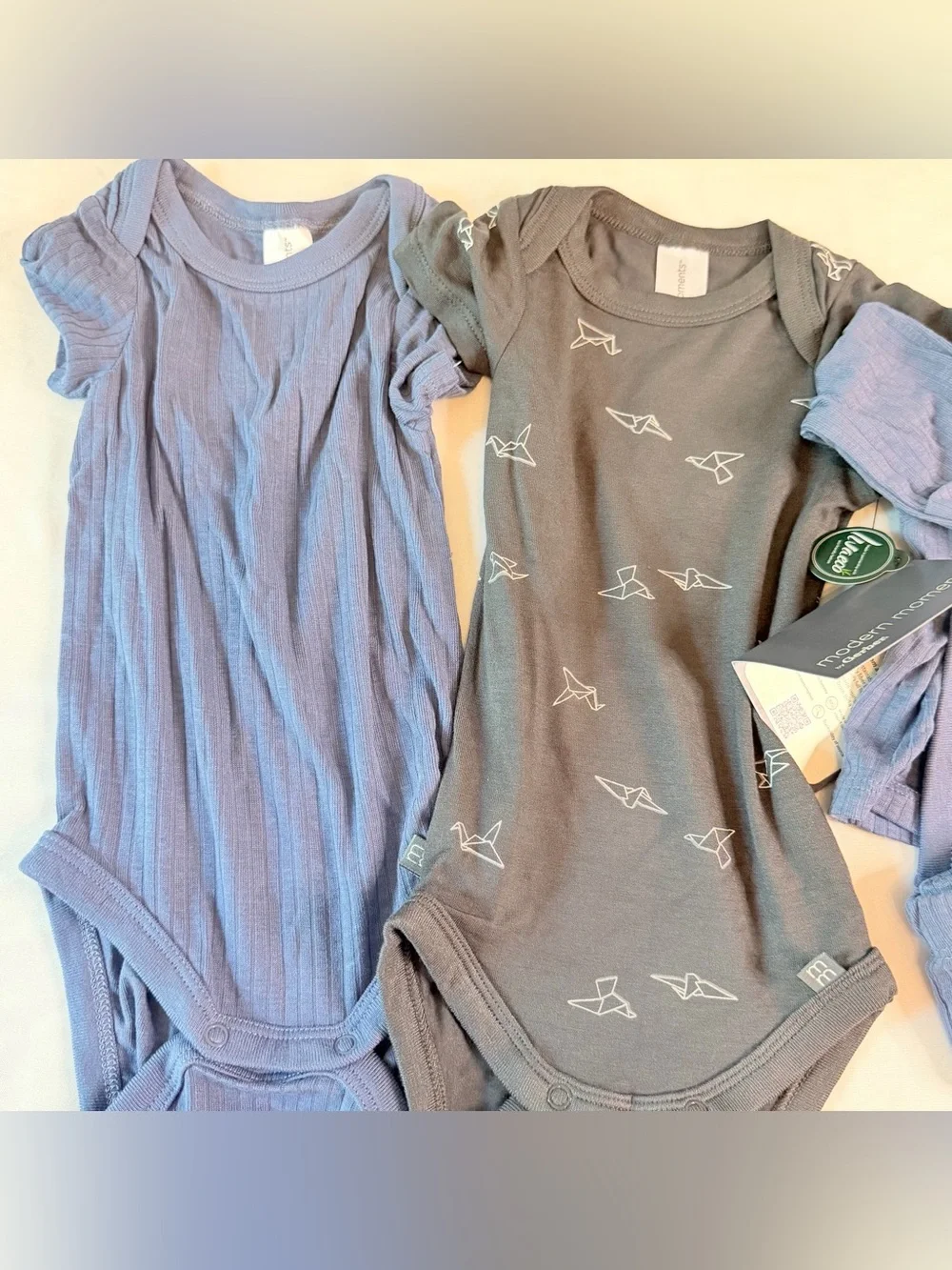 Modern Moments by Gerber Baby Outfit Bundle 0-3M Sleepers & Bodysuits Set NWT